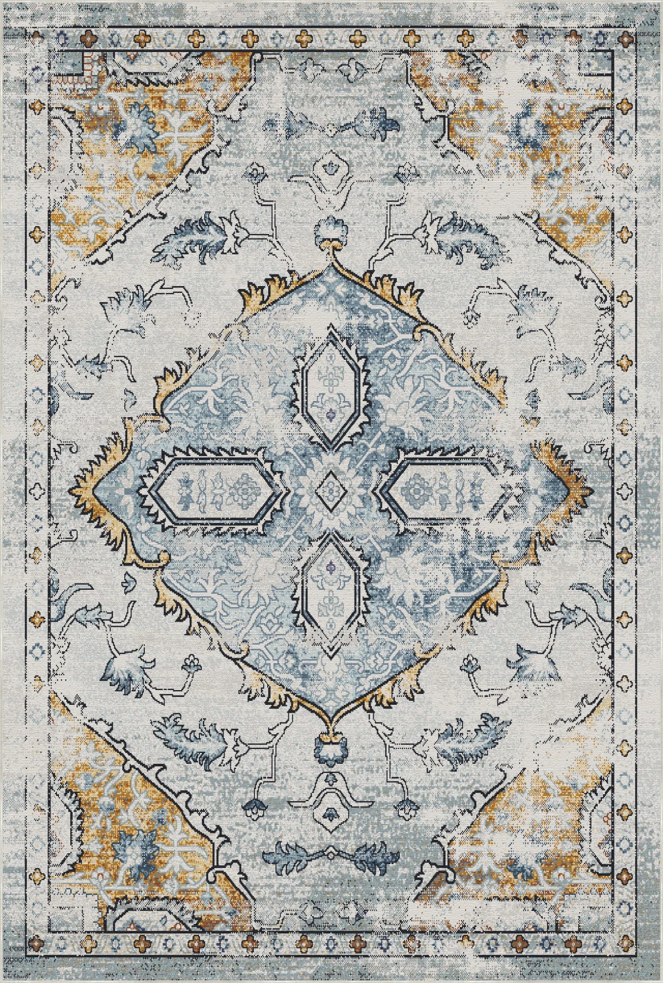 Timeless Oushak Gold Heirloom Rug