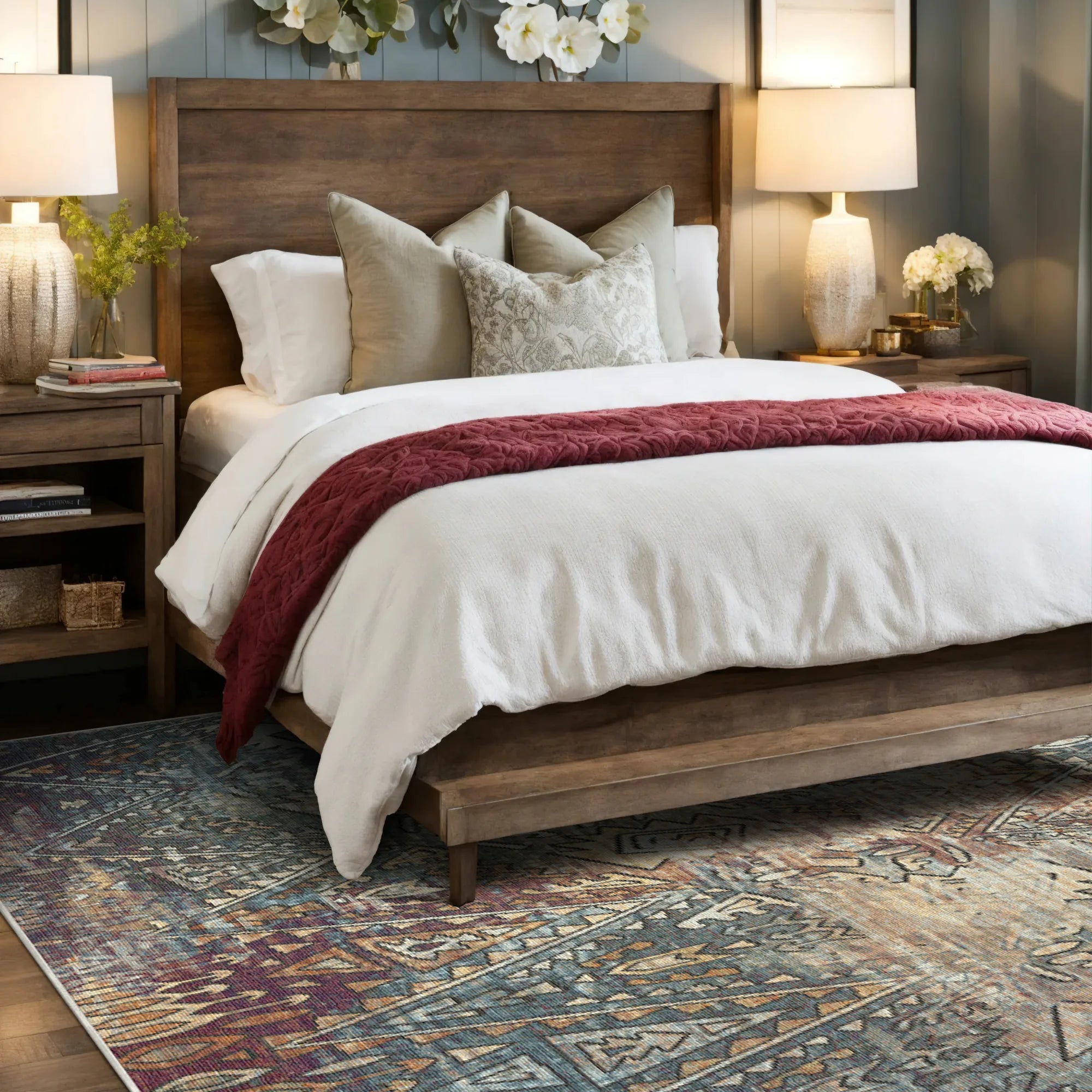 Vienna Fusion Abstract Tribal Rug