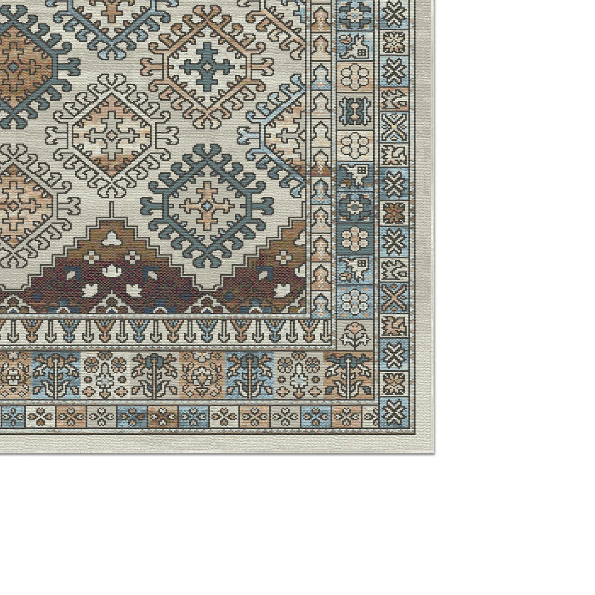 Palmyra Ivory Washable Rug