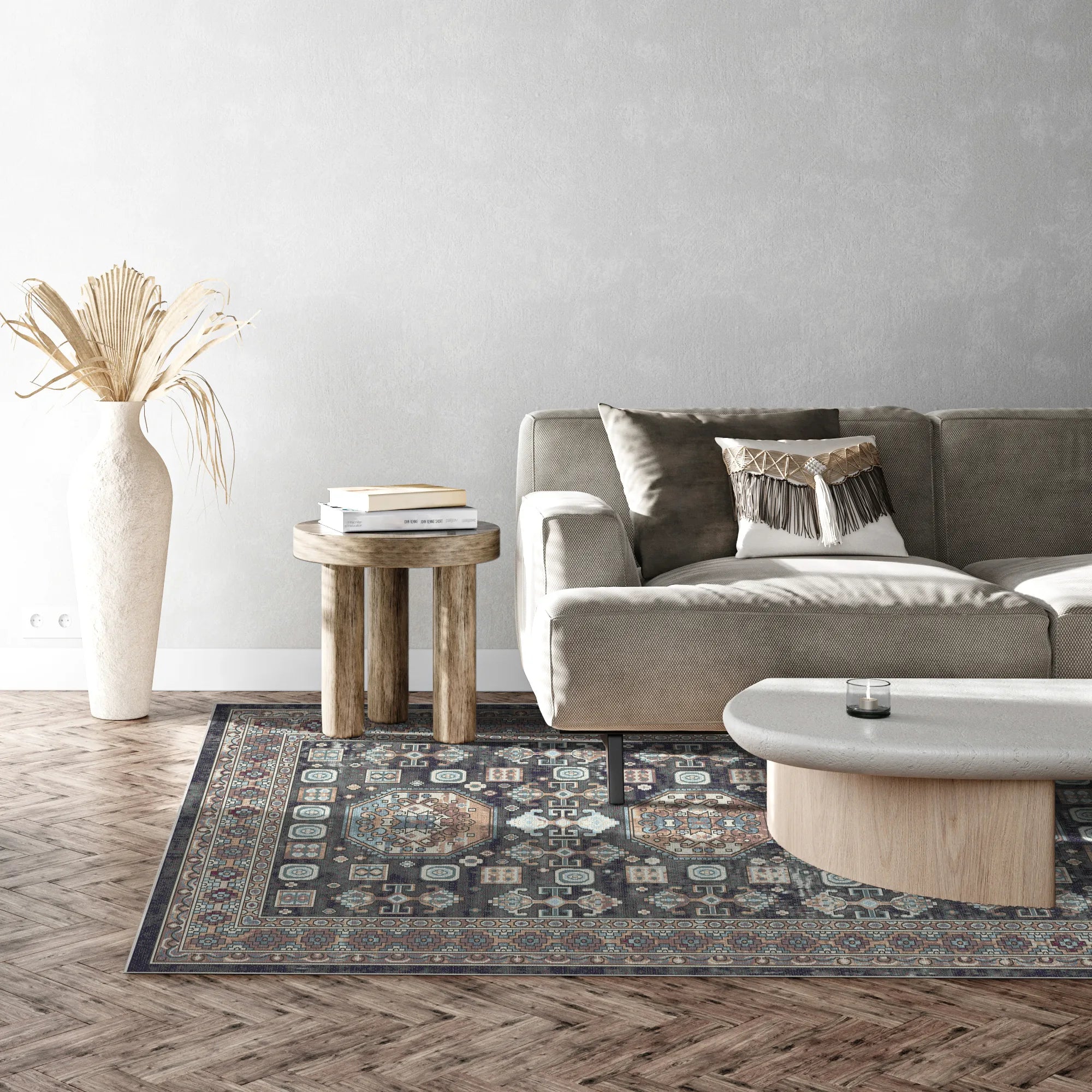Isfahan Midnight Washable Rug