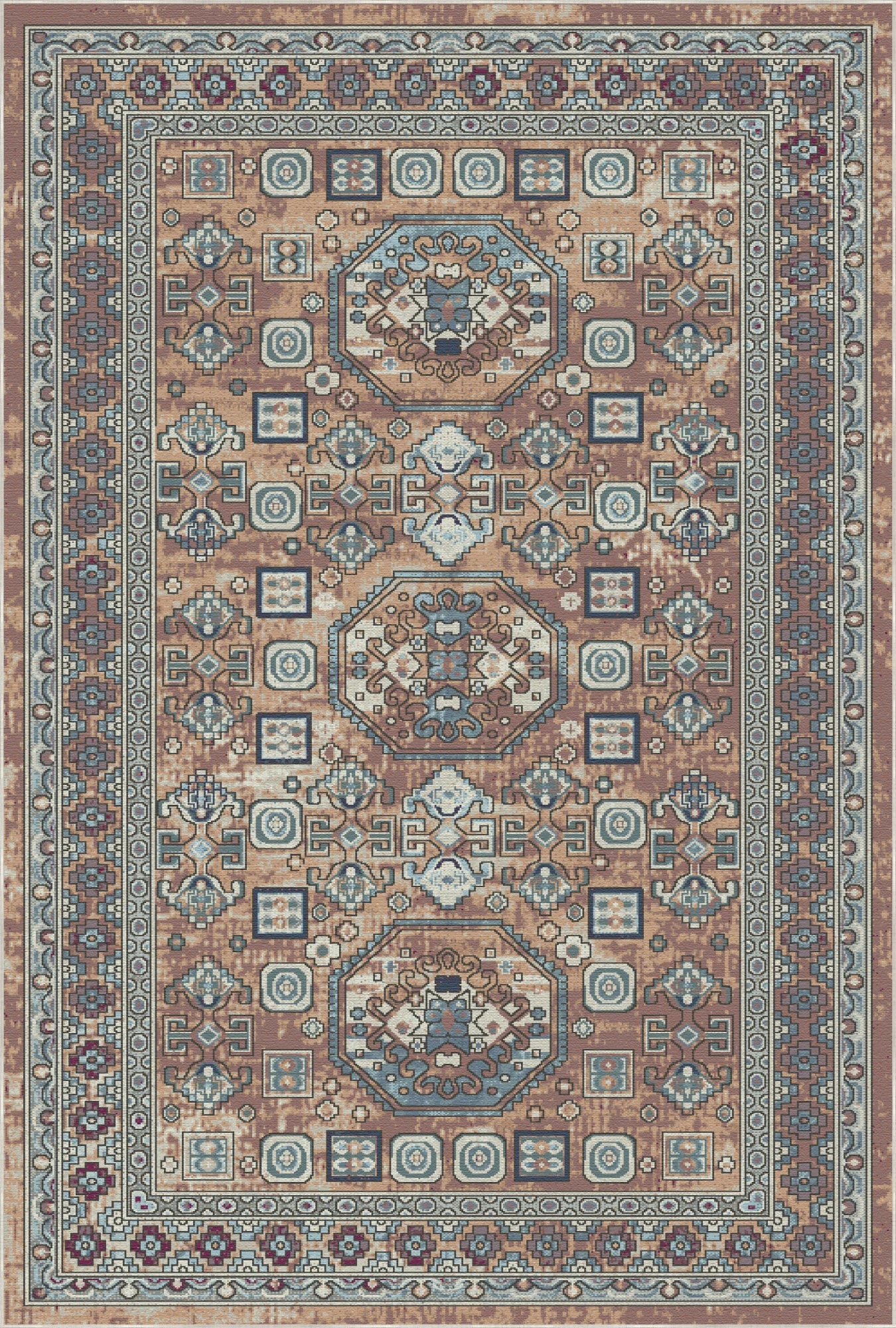 Granada Rust Washable Rug