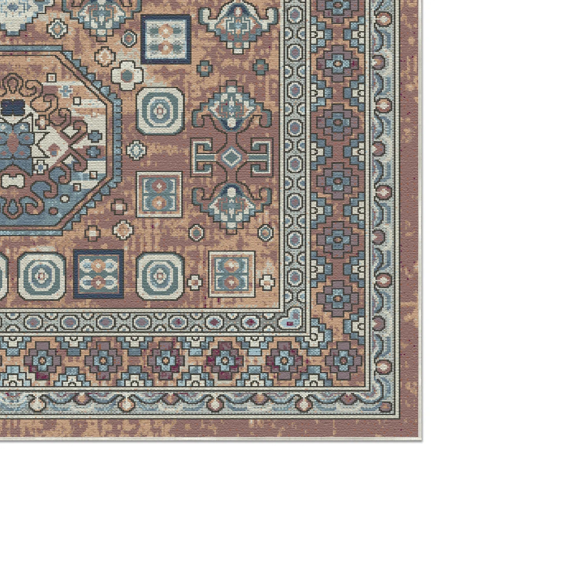 Granada Rust Washable Rug