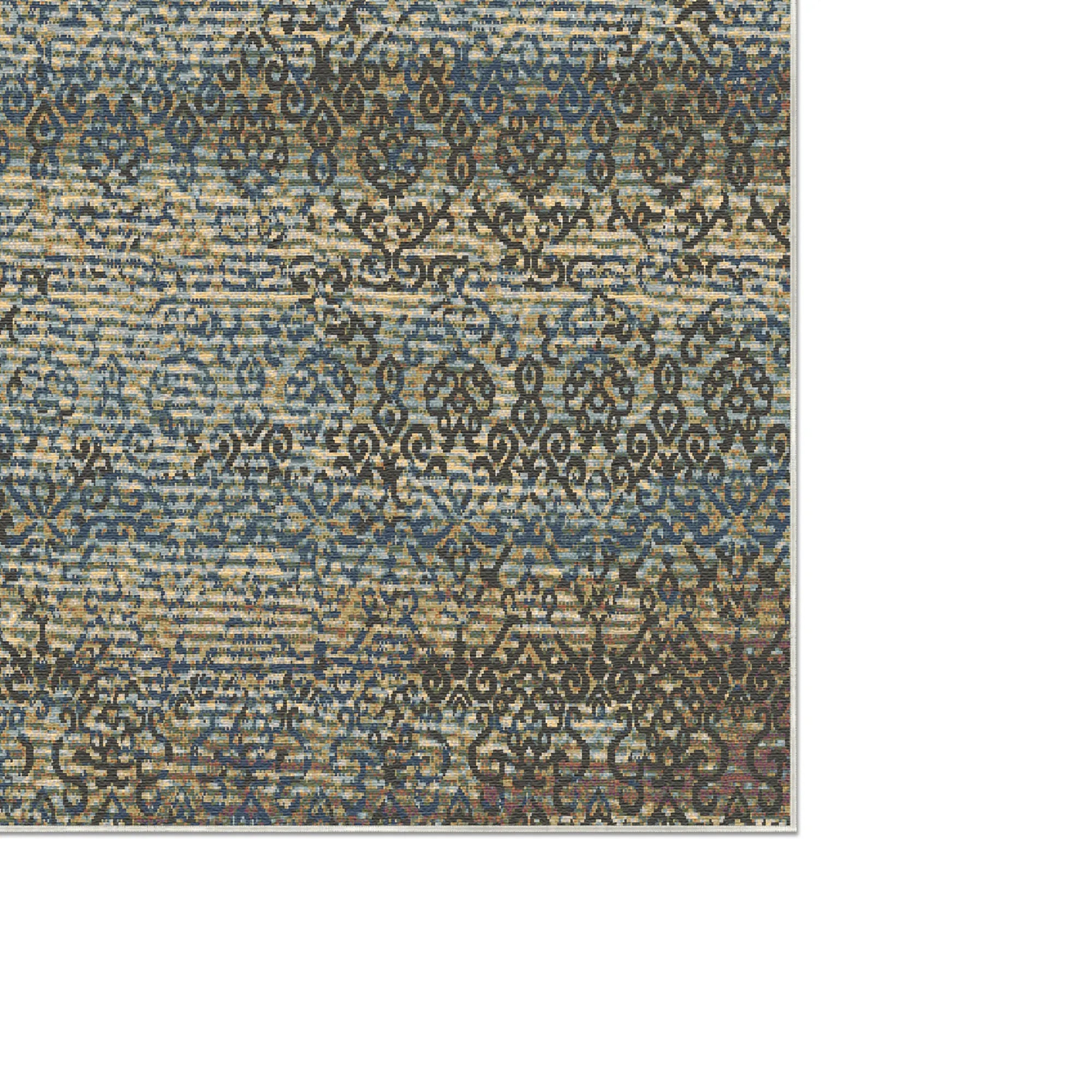 Venice Blue Abstract Rug