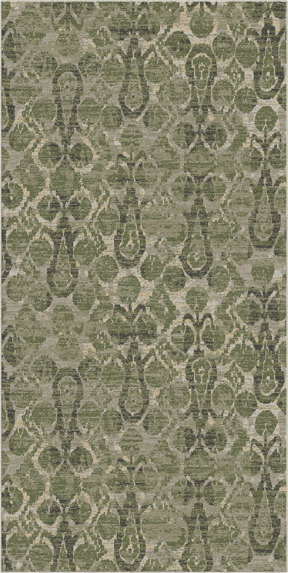 Galway Sage Ikat Washable Rug
