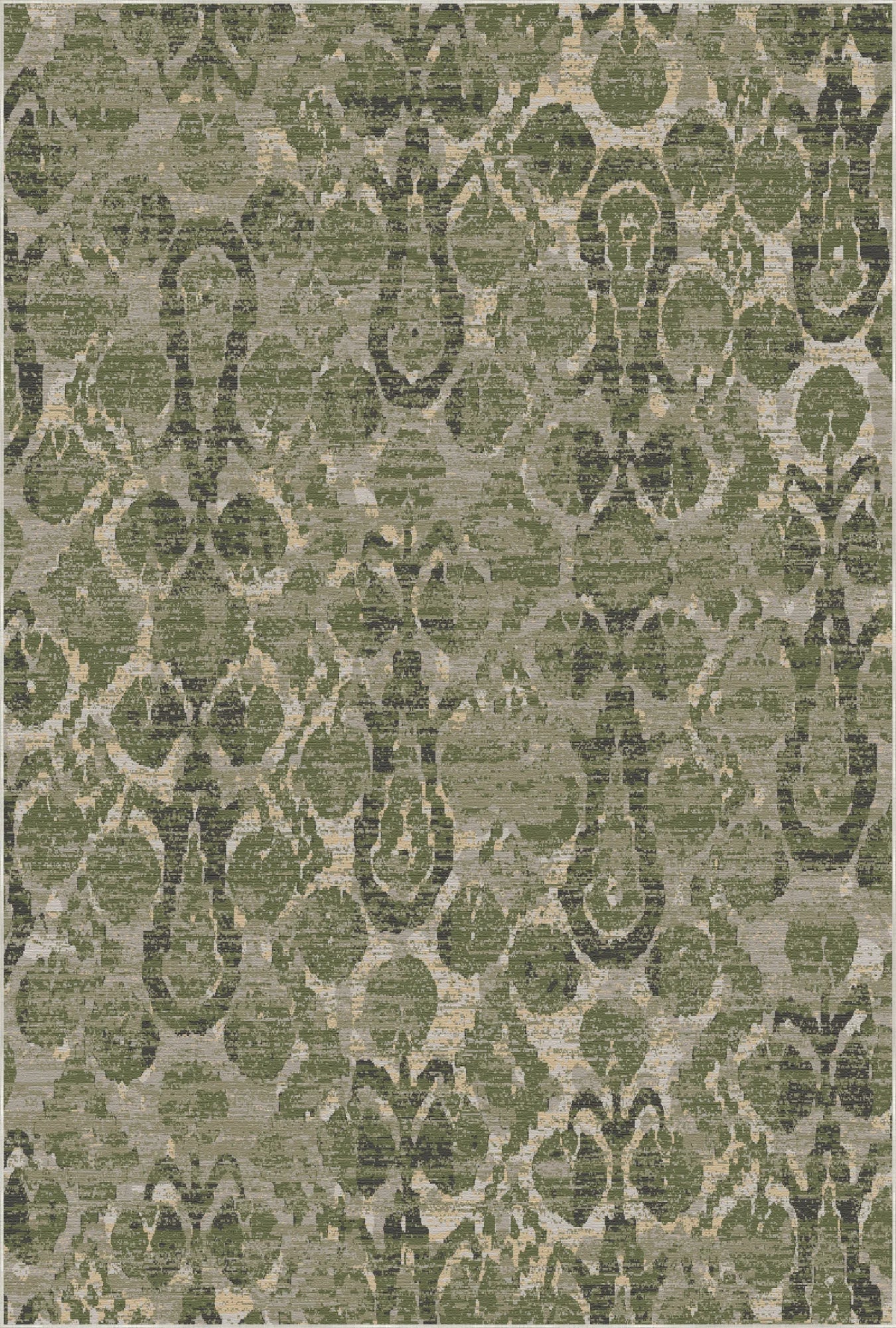 Galway Sage Ikat Washable Rug