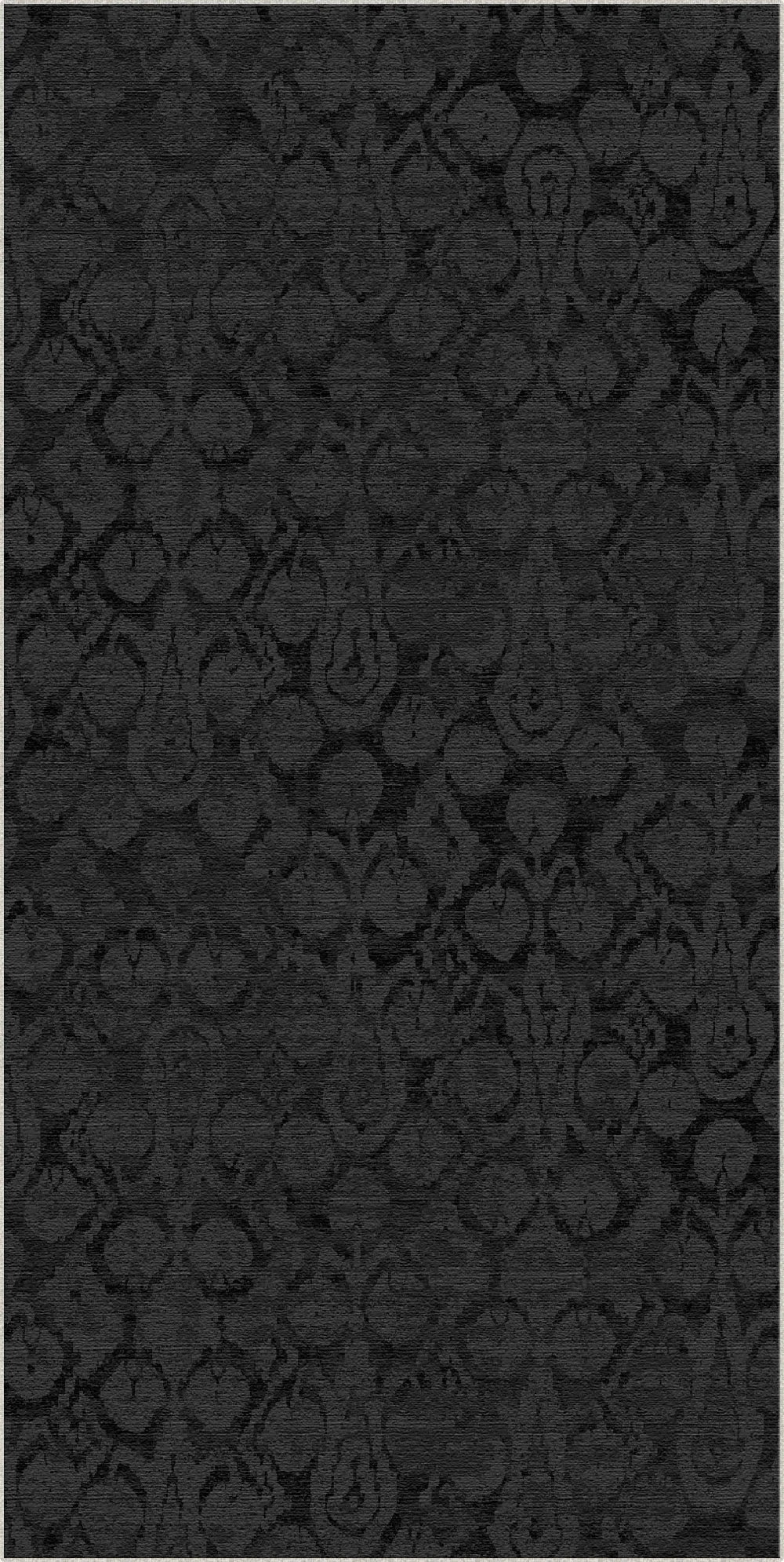 Midnight Shadow Ikat Rug