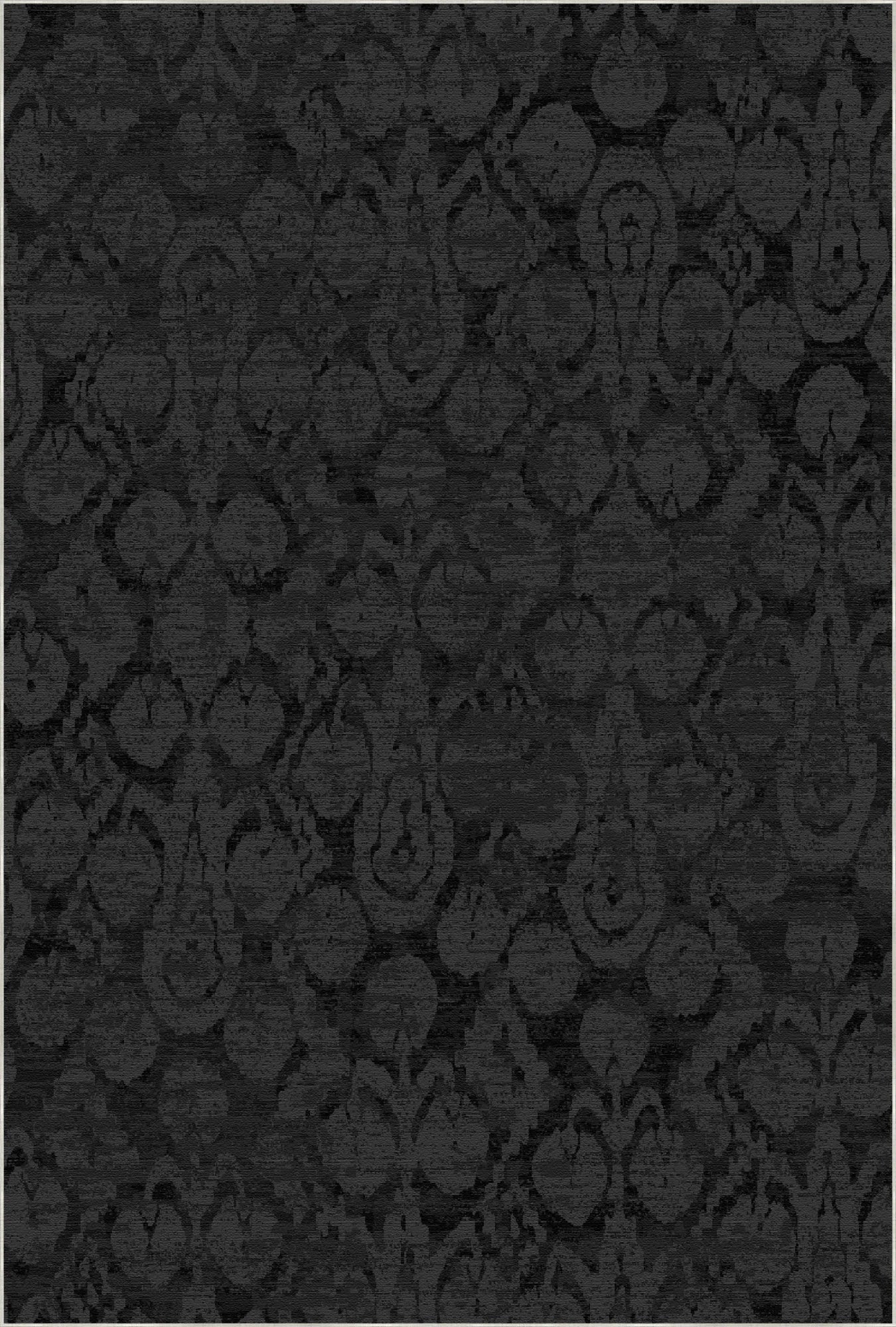 Midnight Shadow Ikat Rug