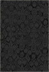 Midnight Shadow Ikat Rug Black