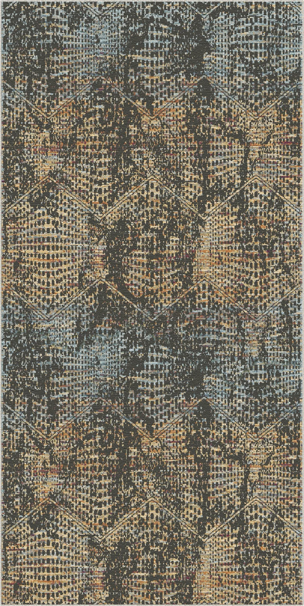 Berlin Industrial Diamond Rug