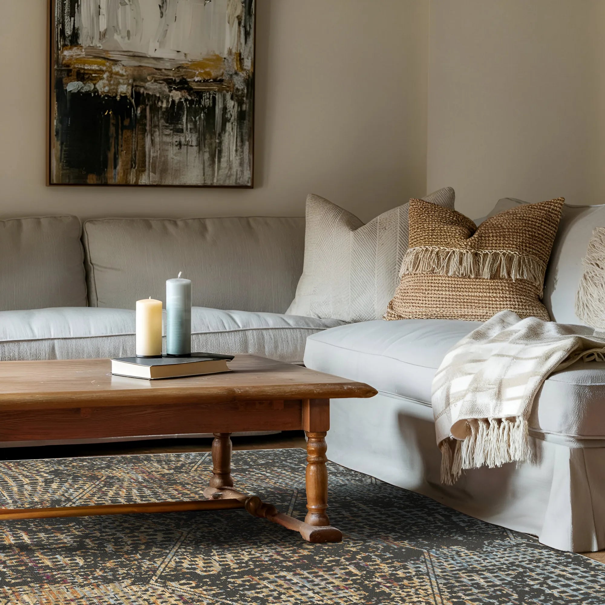 Berlin Industrial Diamond Rug