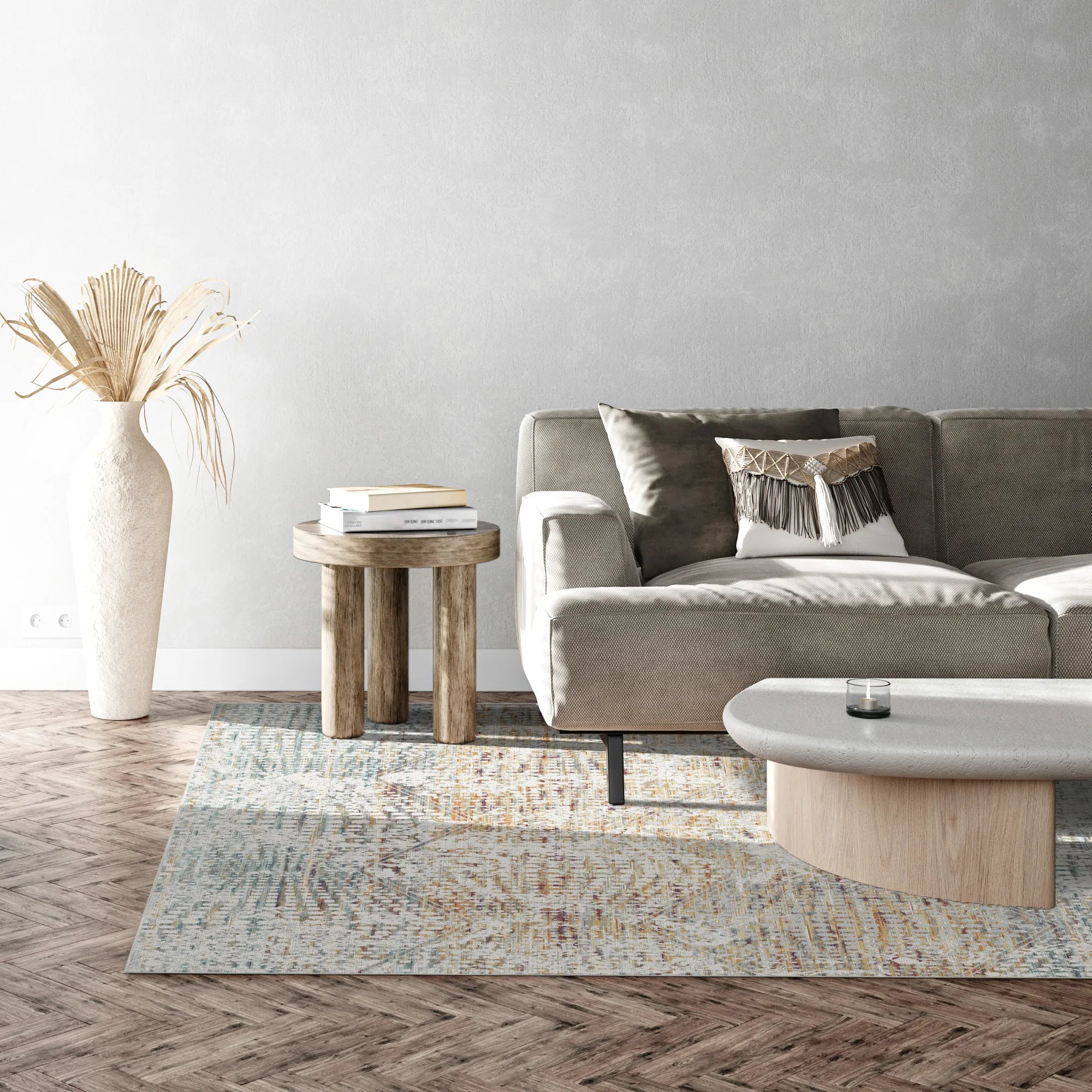 Rotterdam Ivory Industrial Rug
