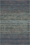 Antelope Canyon Abstract Tribal Rug Blue