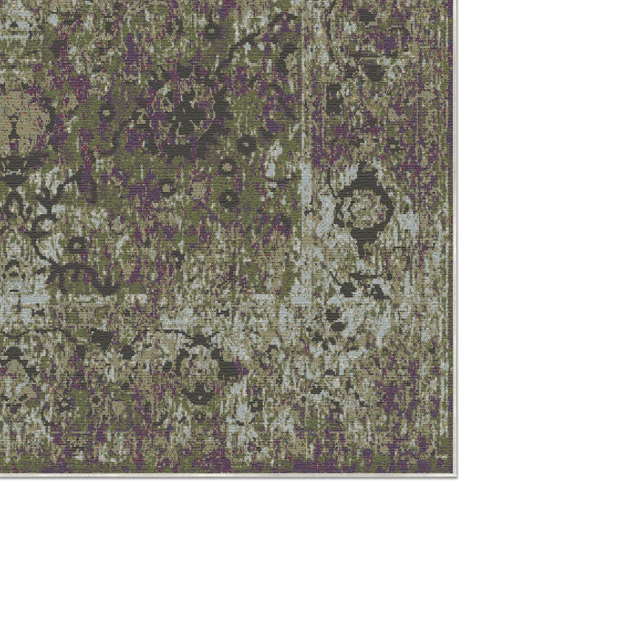 Tuscany Olive Floral Rug