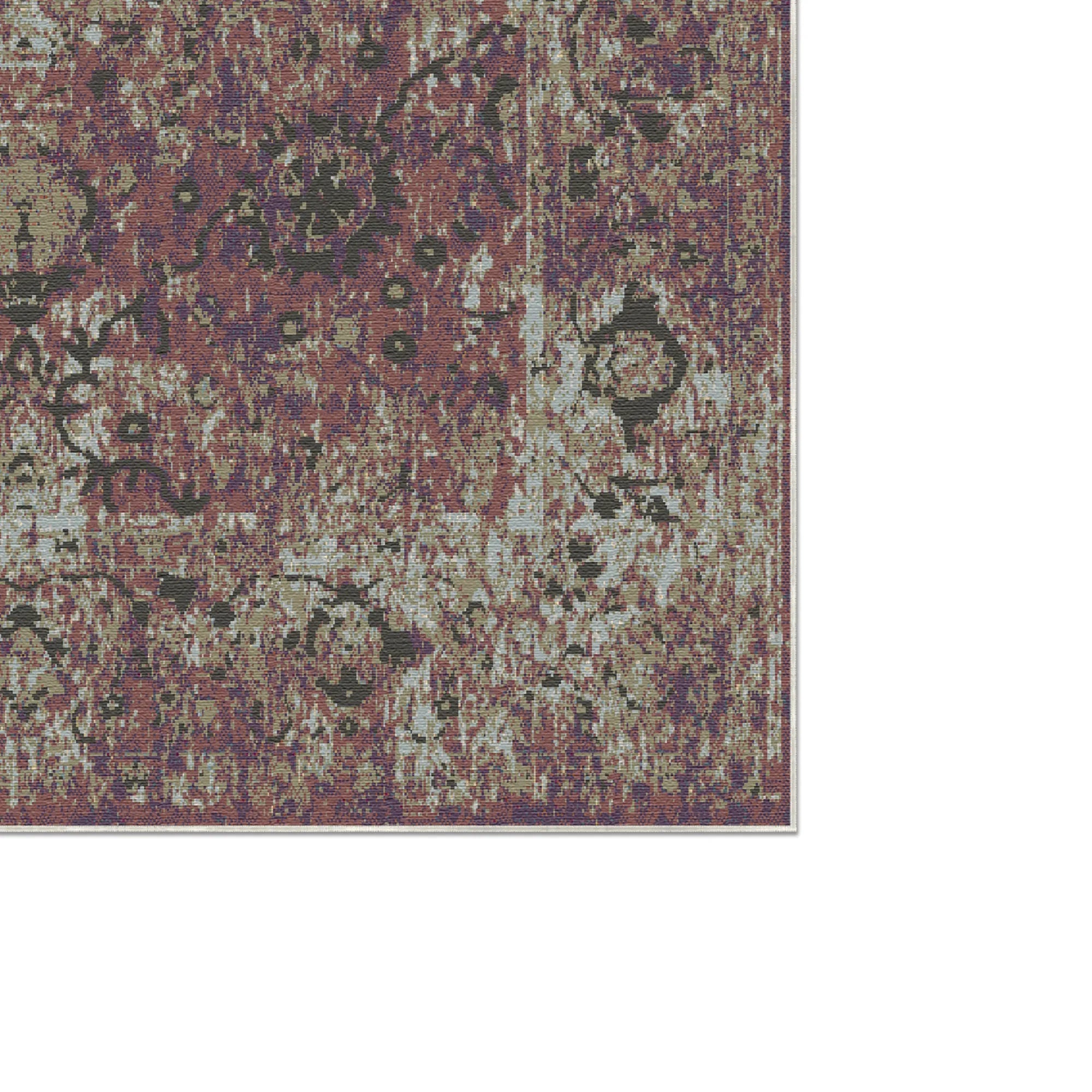 Marsala Sunset Floral Rug