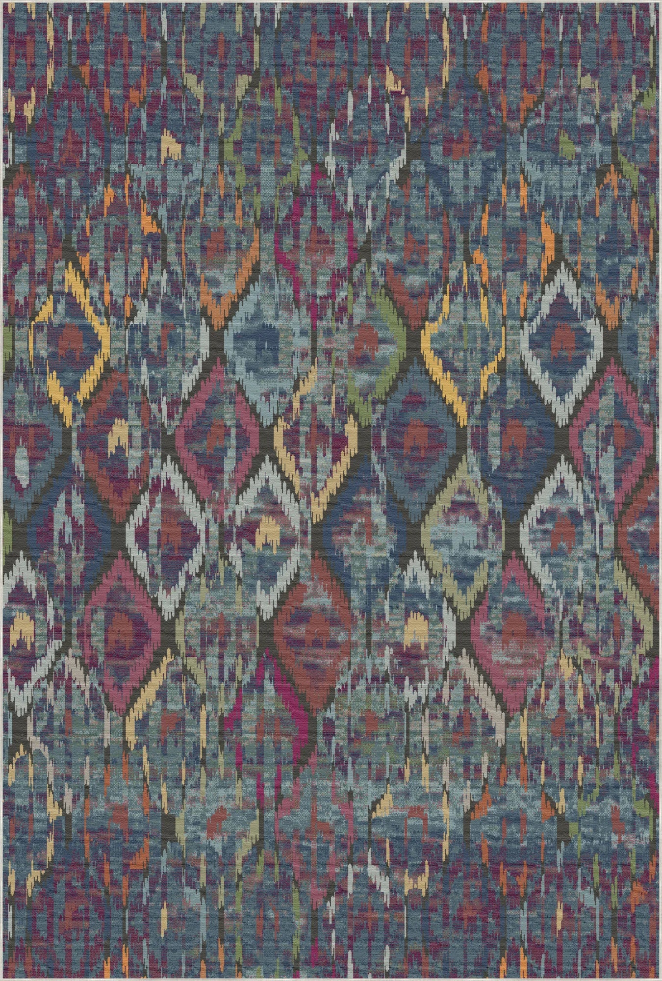 Marrakesh Sapphire Ikat Rug