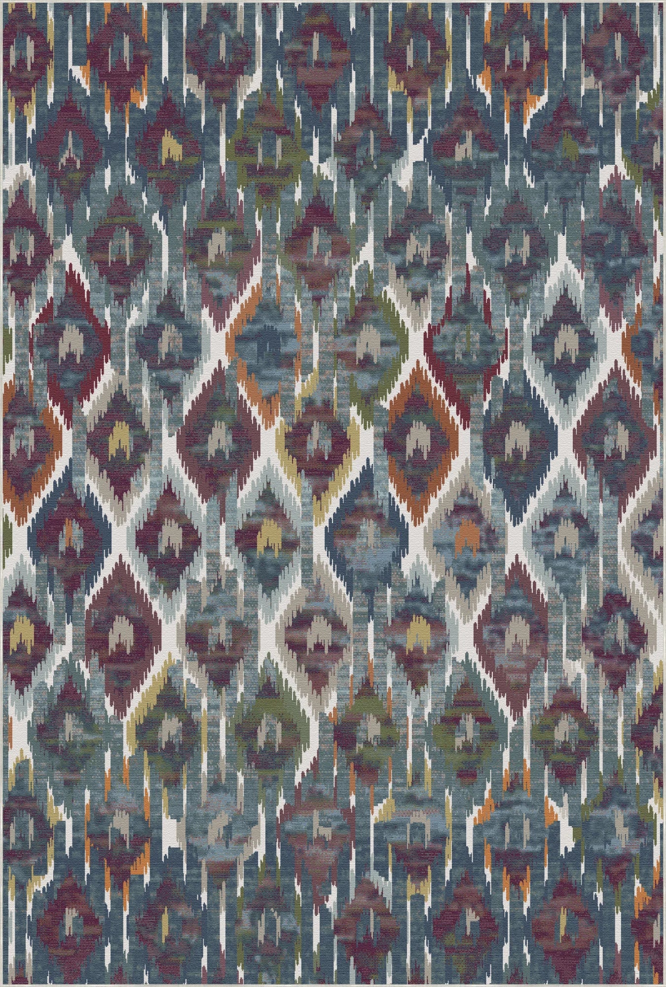 Casablanca Ivory Ikat Rug