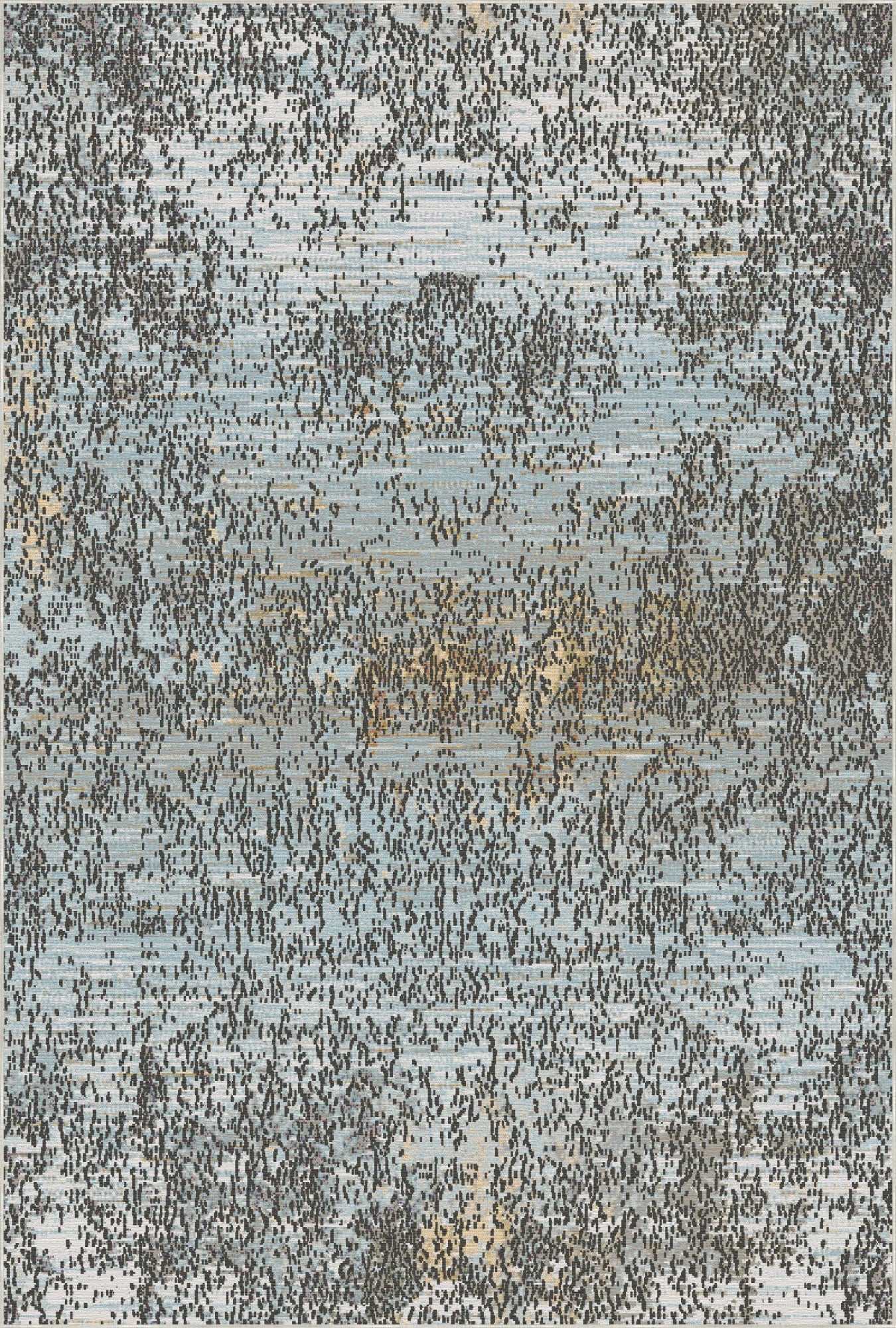 Geneva Silver Abstract Rug