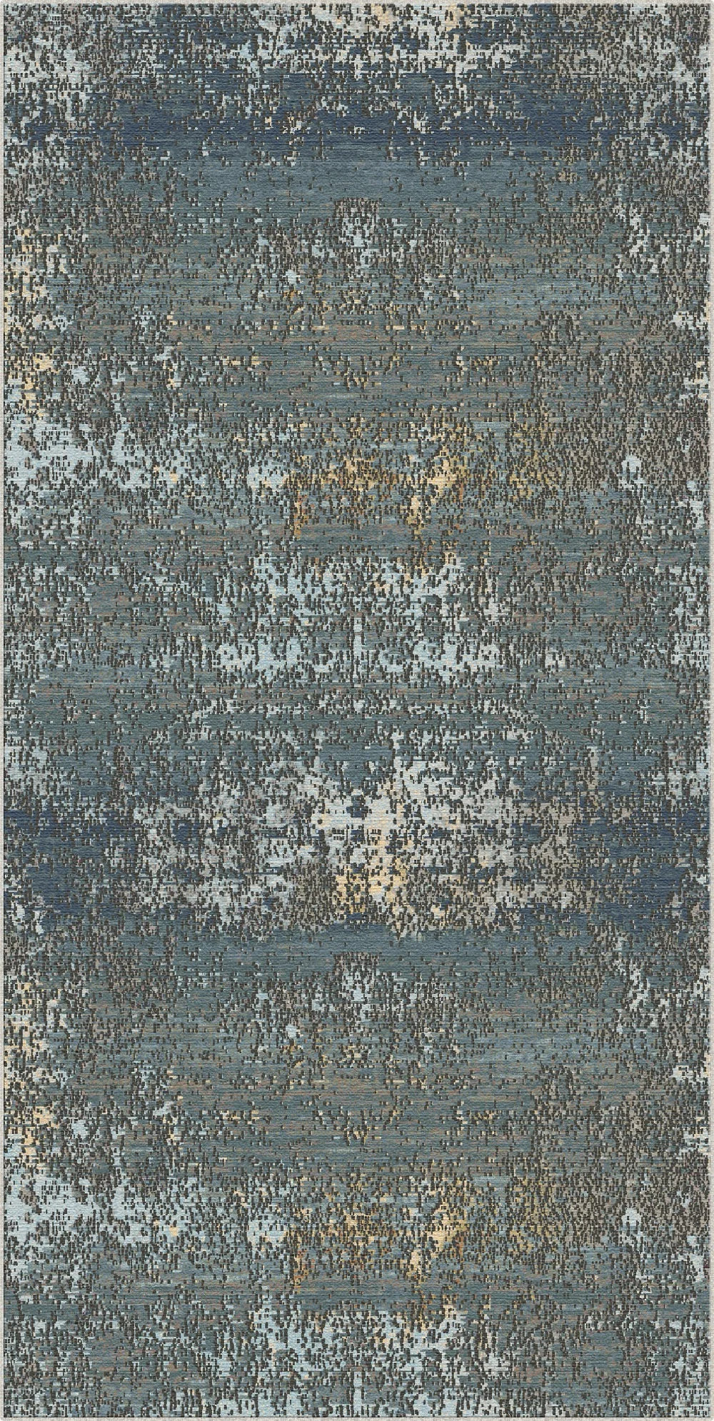 Mariana Deep Blue Abstract Rug