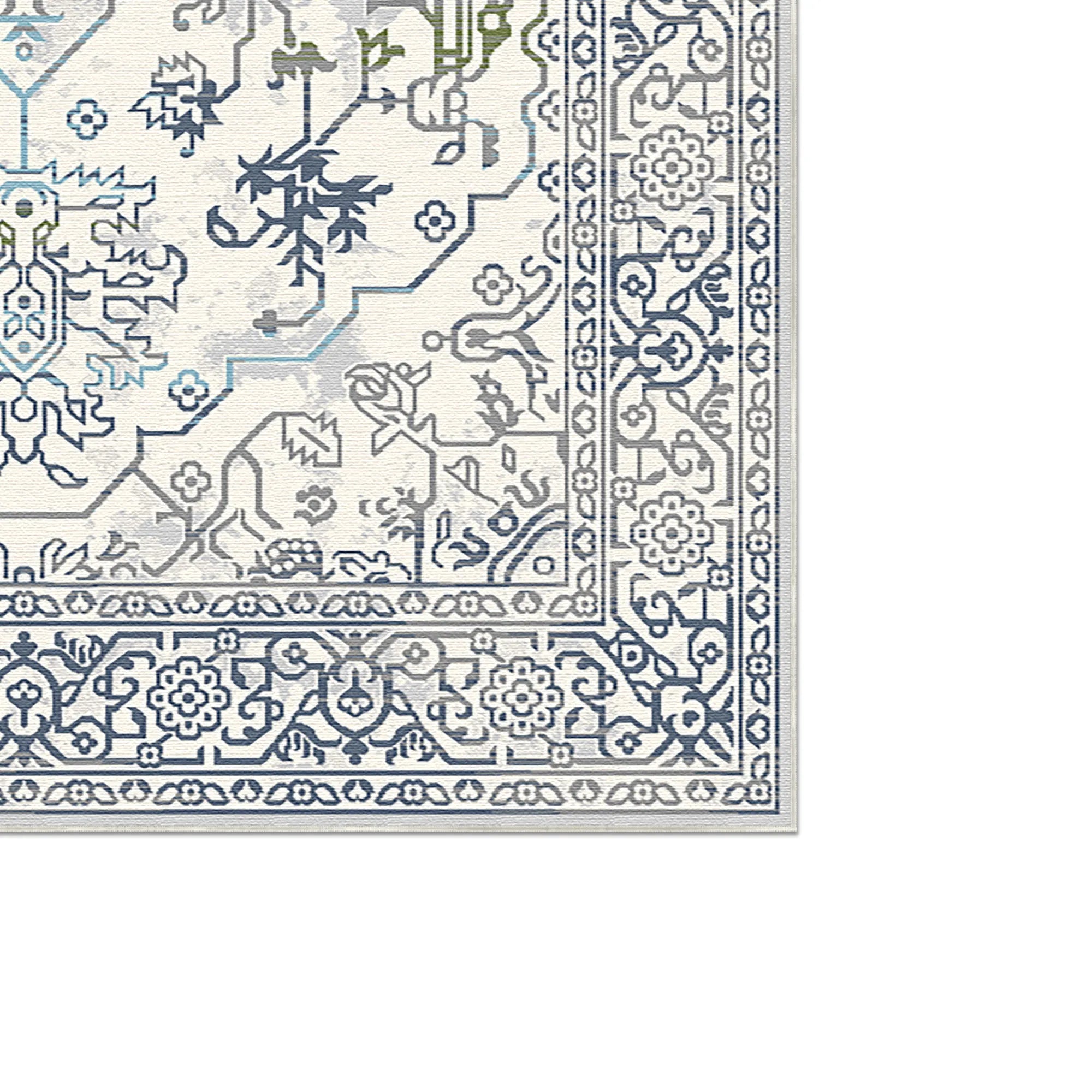 Stockholm Azure Heritage Rug