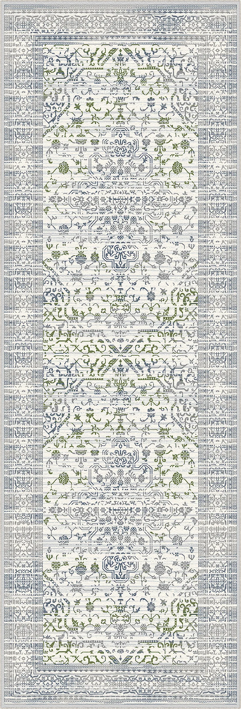 Olympus Garden Floral Washable Rug