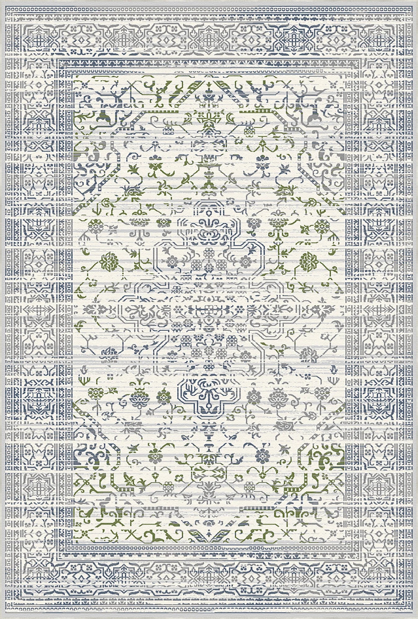 Olympus Garden Floral Washable Rug