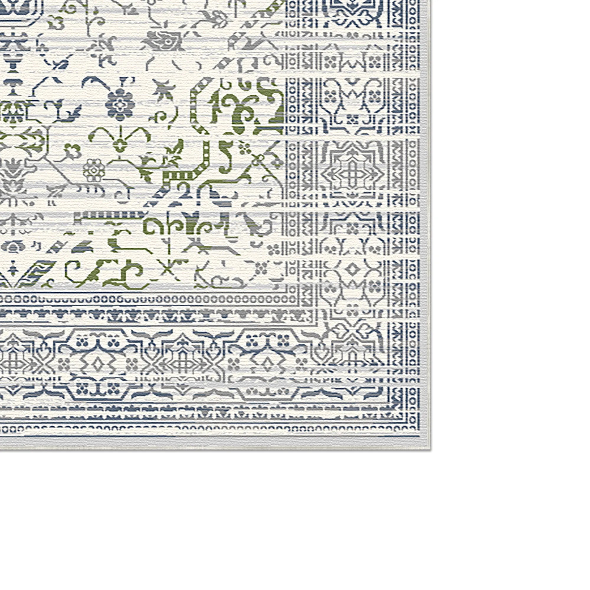 Olympus Garden Floral Washable Rug