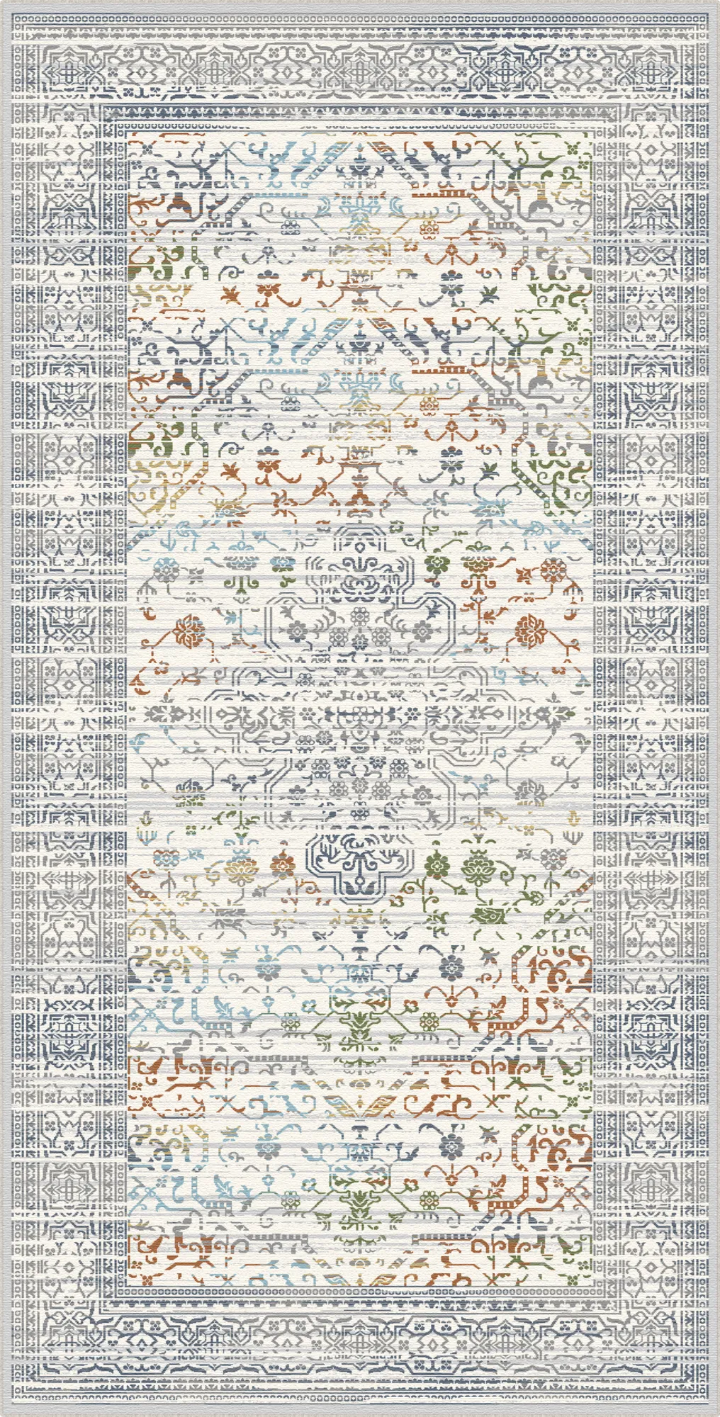 Olympus Autumn Floral Washable Rug