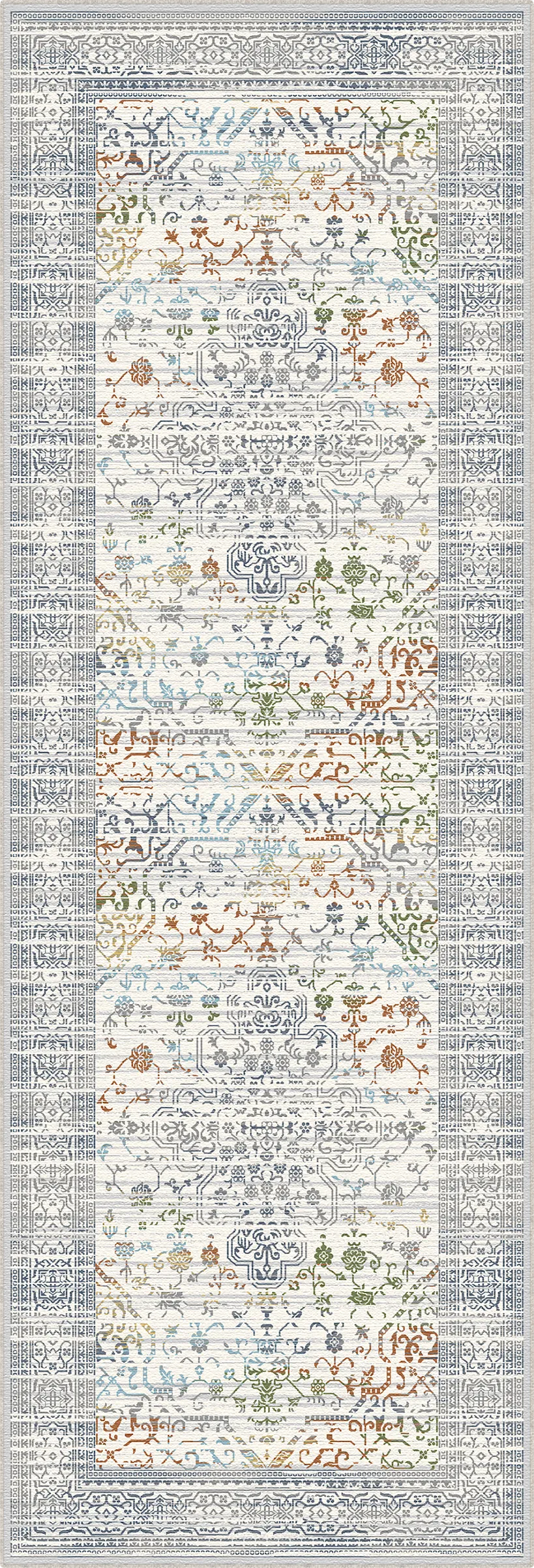 Olympus Autumn Floral Washable Rug