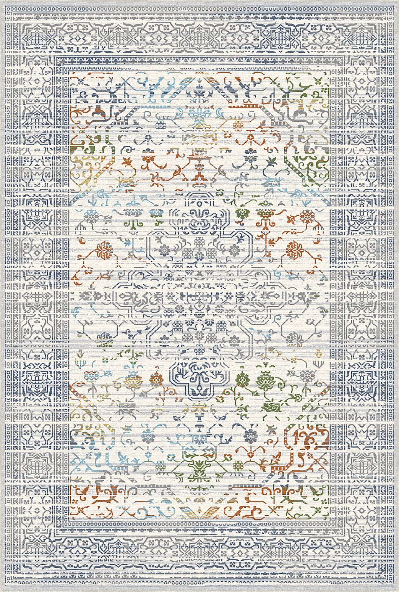 Olympus Autumn Floral Washable Rug