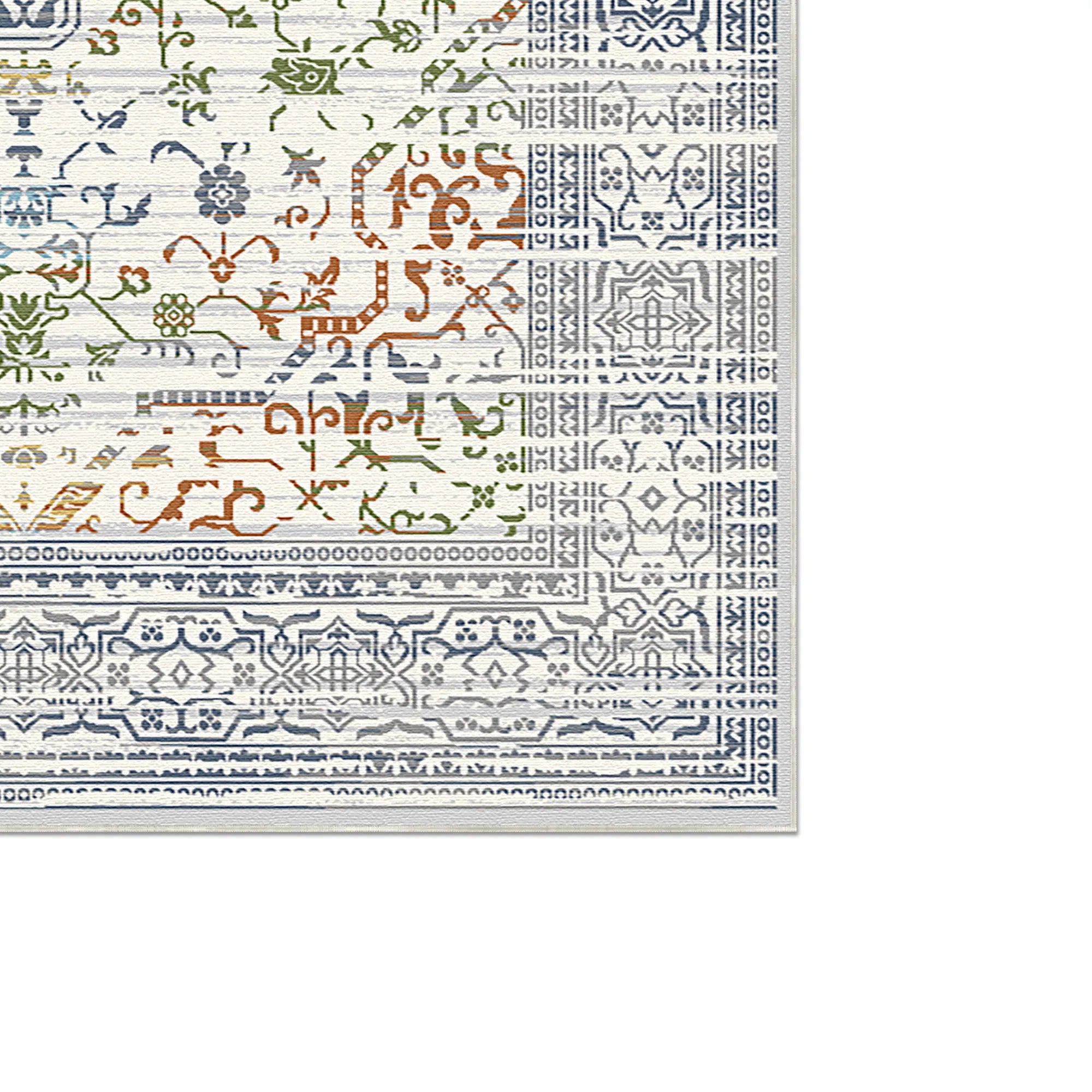 Olympus Autumn Floral Washable Rug