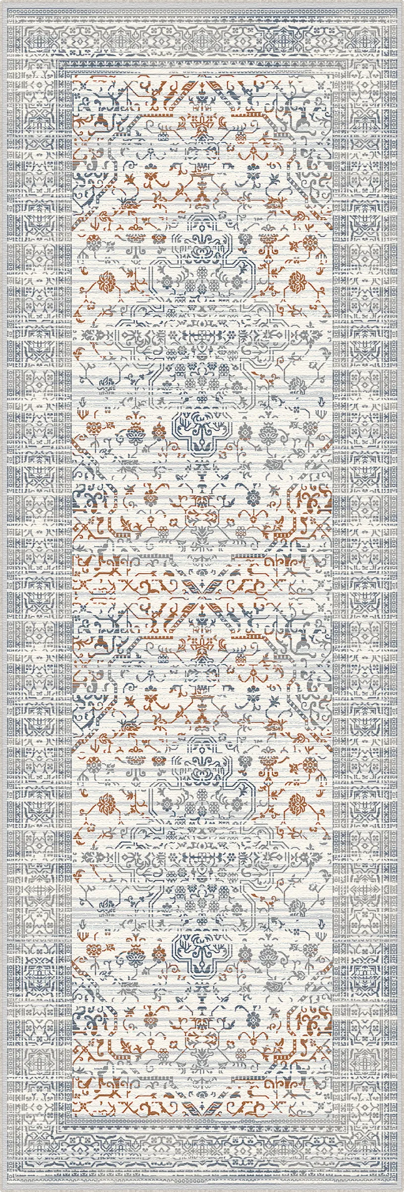 Olympus Terra Floral Washable Rug