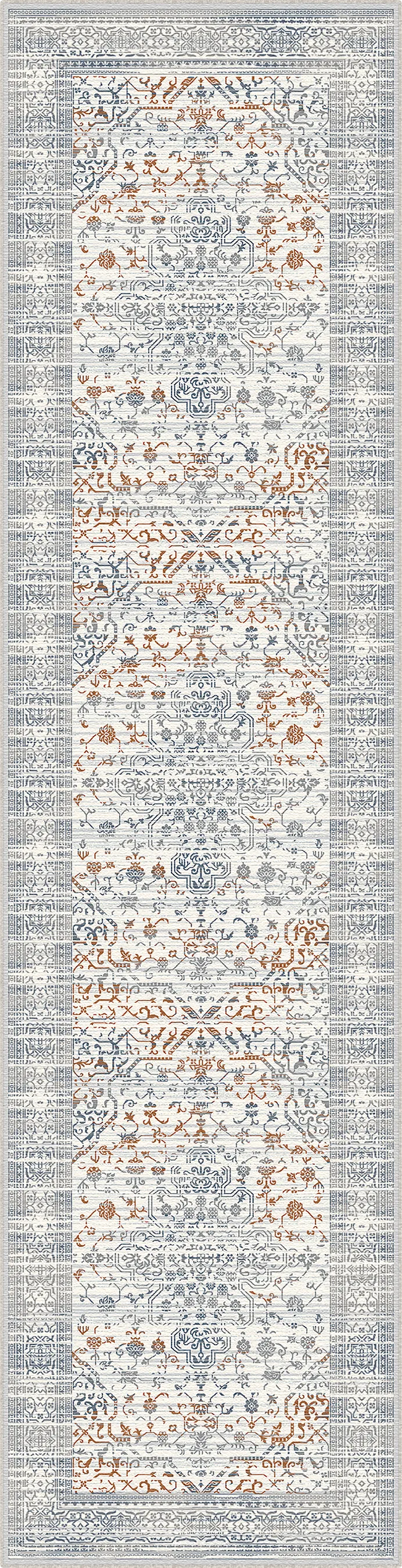 Olympus Terra Floral Washable Rug