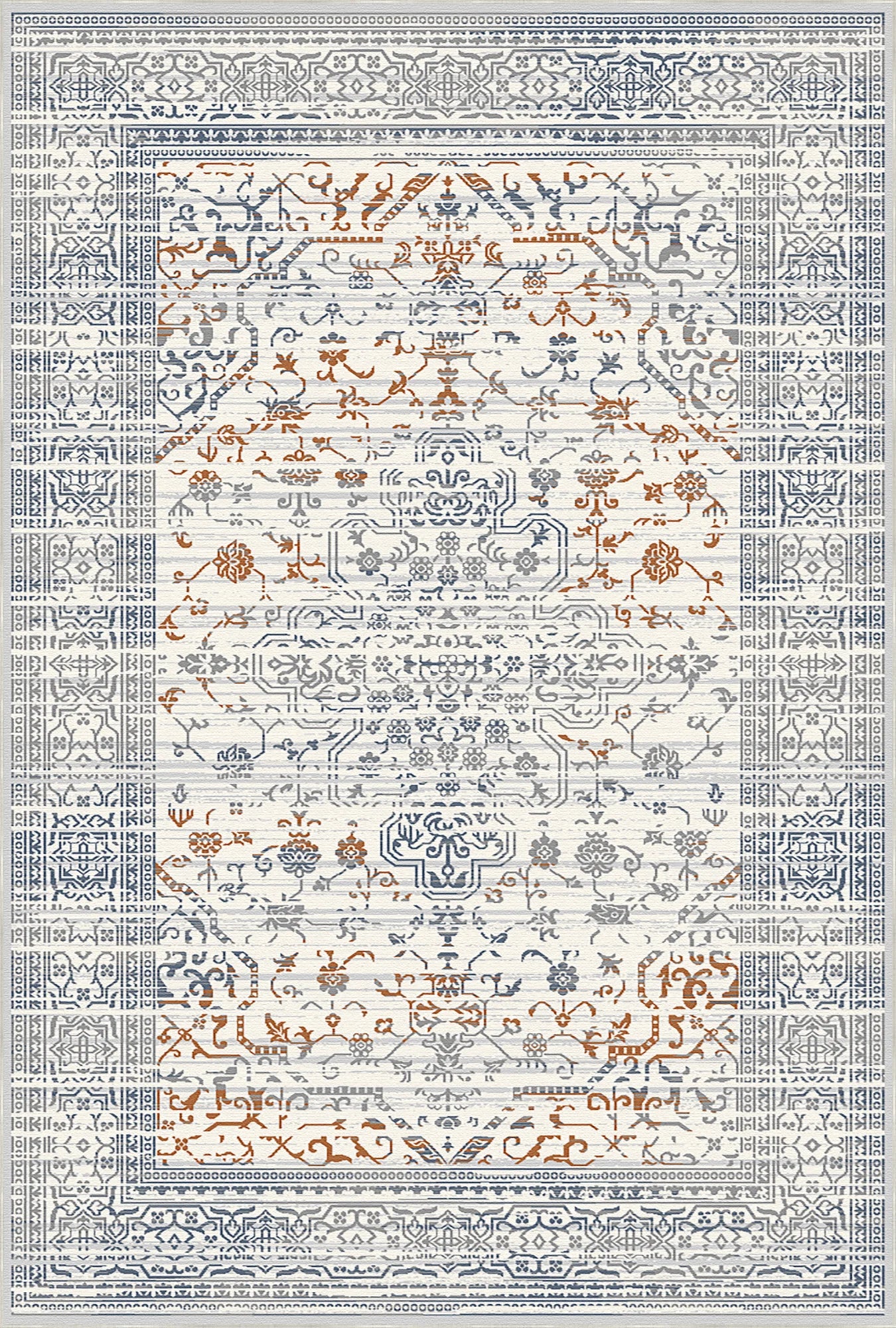 Olympus Terra Floral Washable Rug