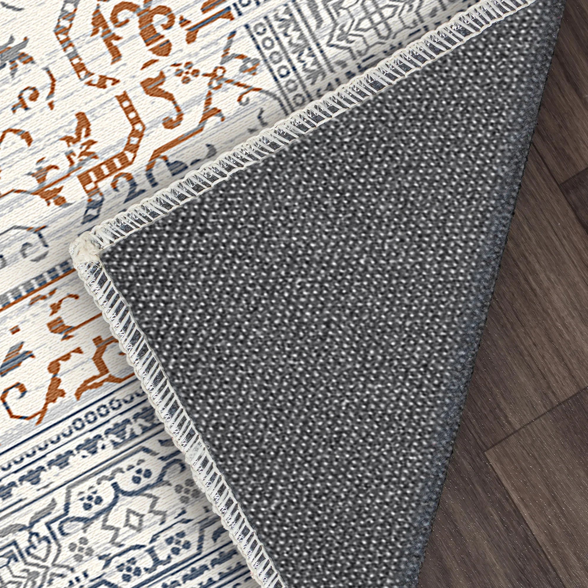 Olympus Terra Floral Washable Rug