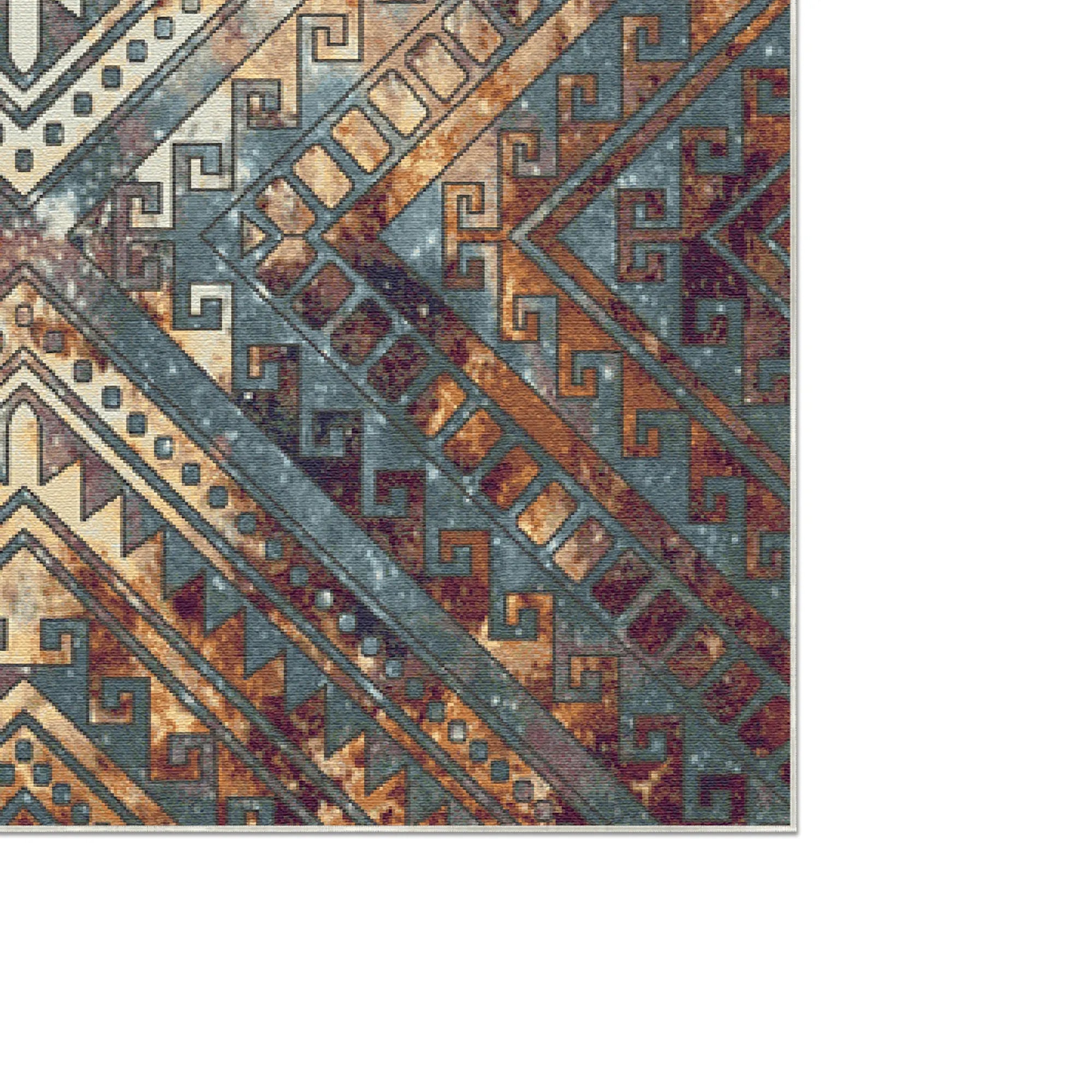 Sahara Prismatic Tribal Geometric Rug
