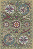 Bukhara Olive Exotic Medallion Rug 