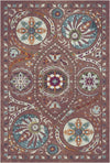 Bukhara Rose Exotic Medallion Rug Rose gold