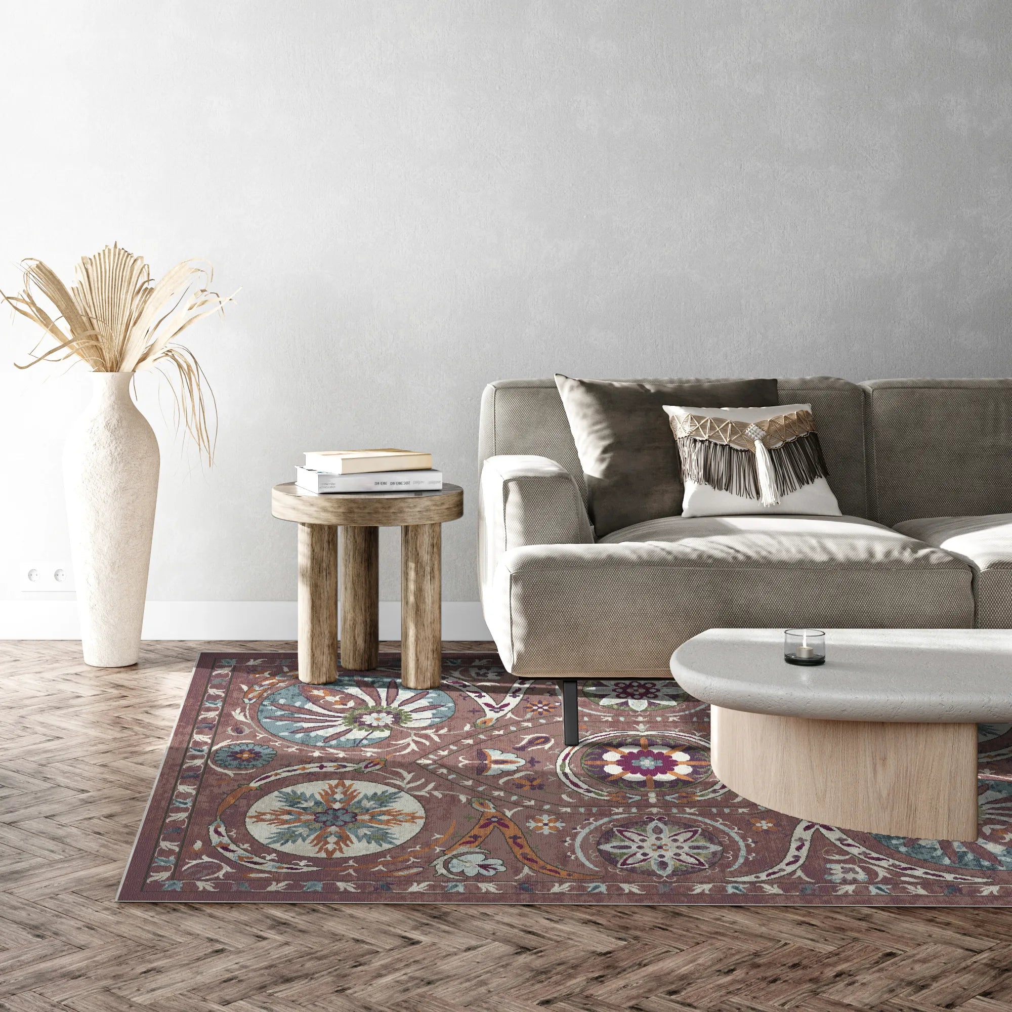 Bukhara Rose Exotic Medallion Rug
