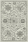 Bukhara Sketch Monochrome Exotic Rug Off-White