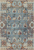 Shirvan Azure Traditional Geometric Rug 