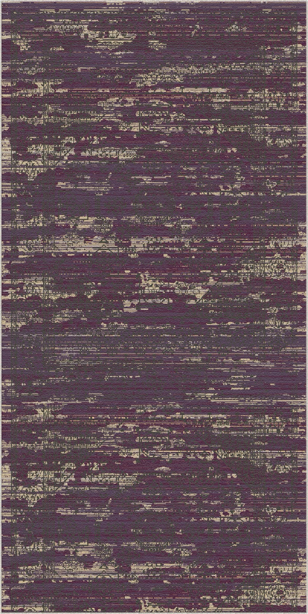 Mystic Glitch Abstract Textural Rug