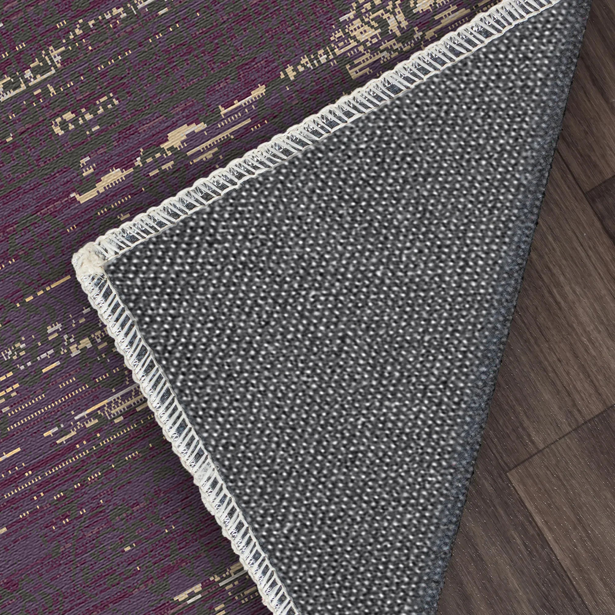 Mystic Glitch Abstract Textural Rug