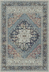 Loom Azure Paisley Floral Rug Azure