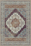 Loom Amber Paisley Floral Rug Plum