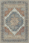 Loom Oasis Paisley Floral Rug Light Blue
