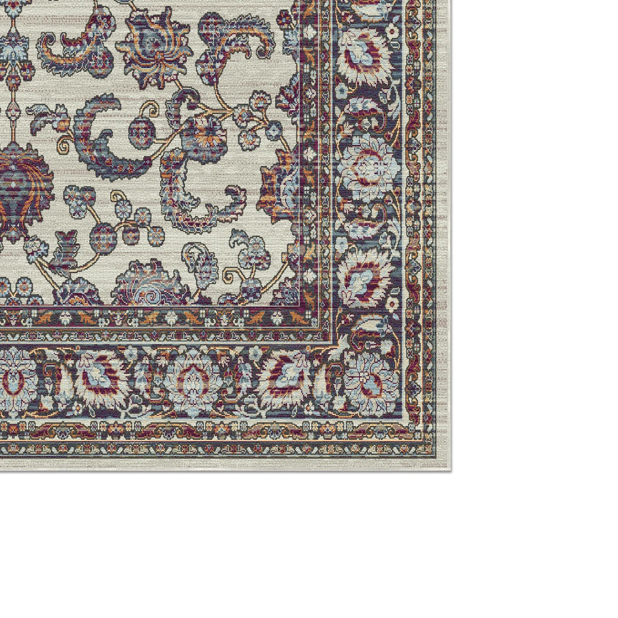 Royal Vine Ivory Floral Rug
