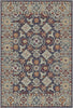 Caspian Night Geometric Tribal Rug 
