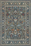 Imperial Vine Sage Palace Rug Slate Gray
