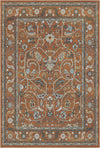 Imperial Vine Saffron Palace Rug Orange