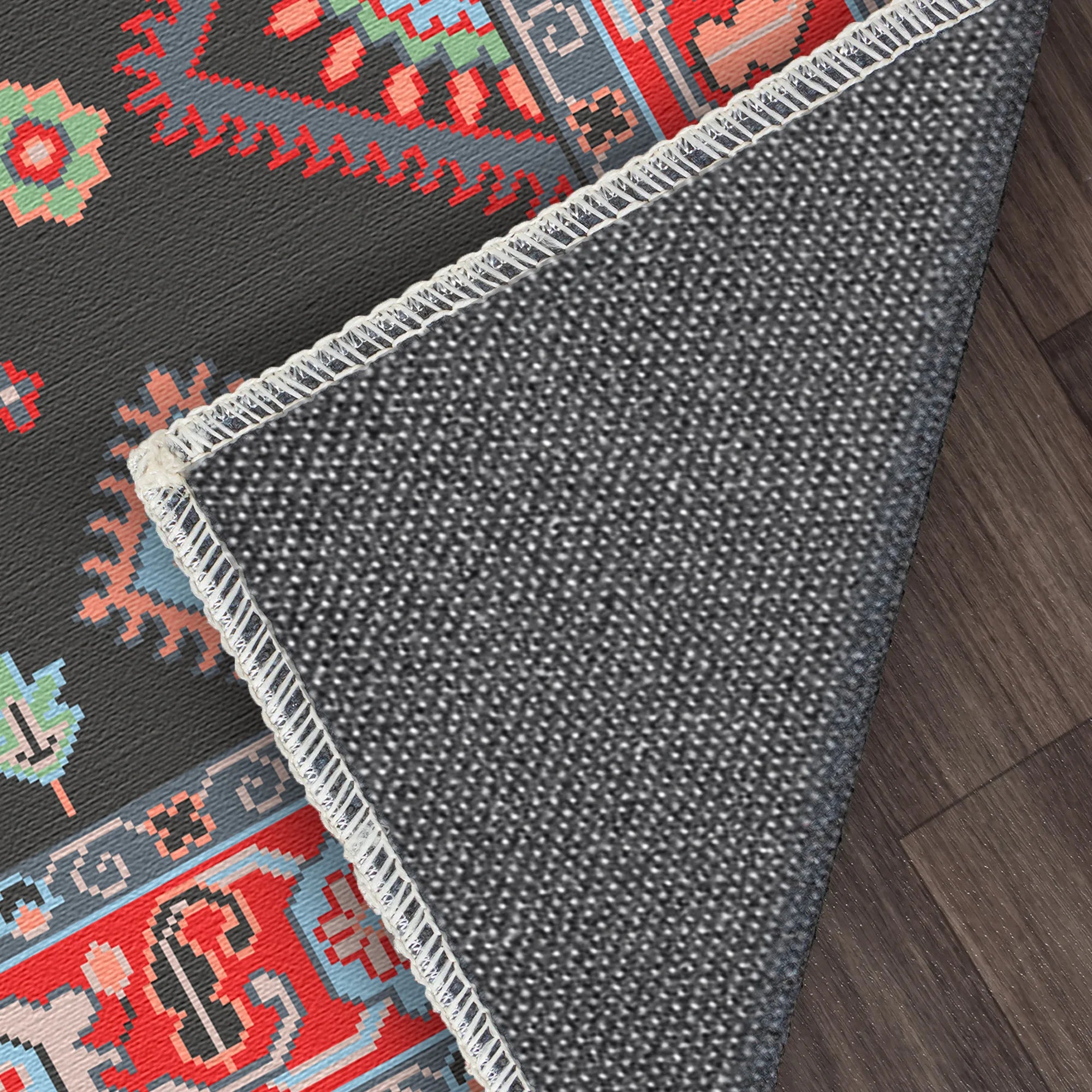 Ararat Obsidian Medallion Tribal Rug